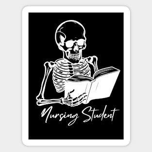 Nursing Student Skeleton Magnet